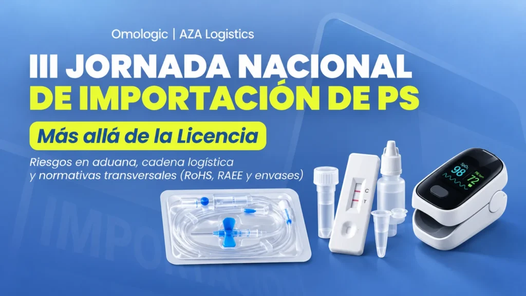 Cartel III Jornada de Importación de Productos Sanitarios